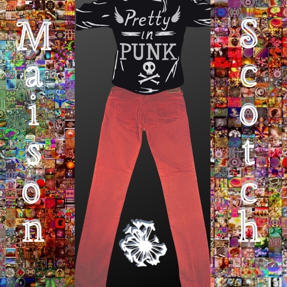 Maison Scotch distressed skinny jeans sz27 - Picture 1 of 10